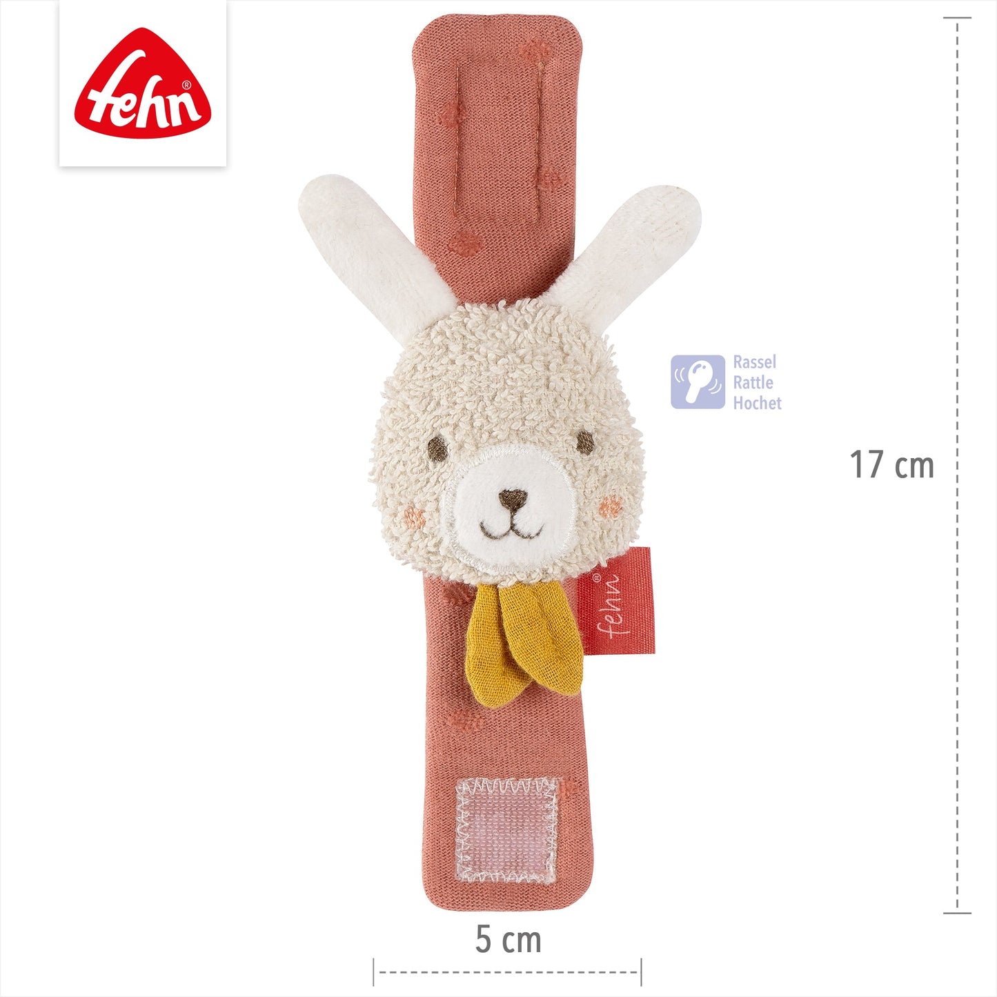 Rasselarmband Hase