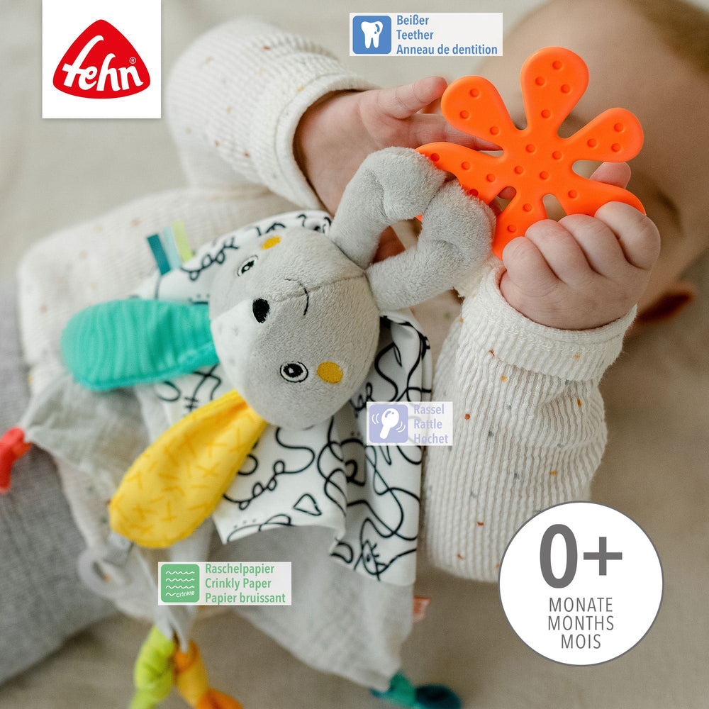 Doudou d’activités lapin – DoBabyDoo