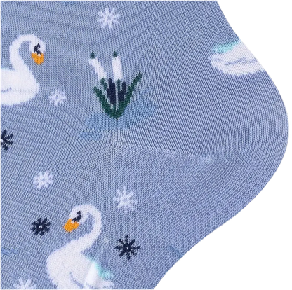 White Swan Socks