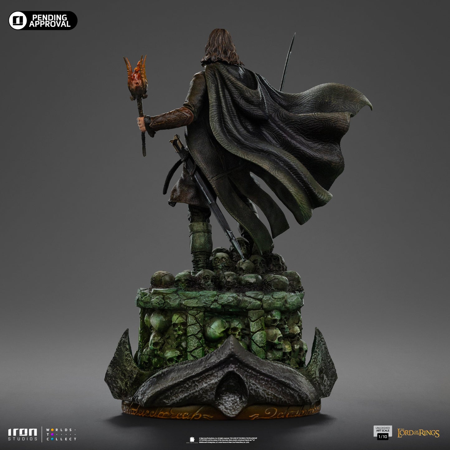 Statue Aragorn Unleashed - The Lord of the Rings - Art Scale 1/10