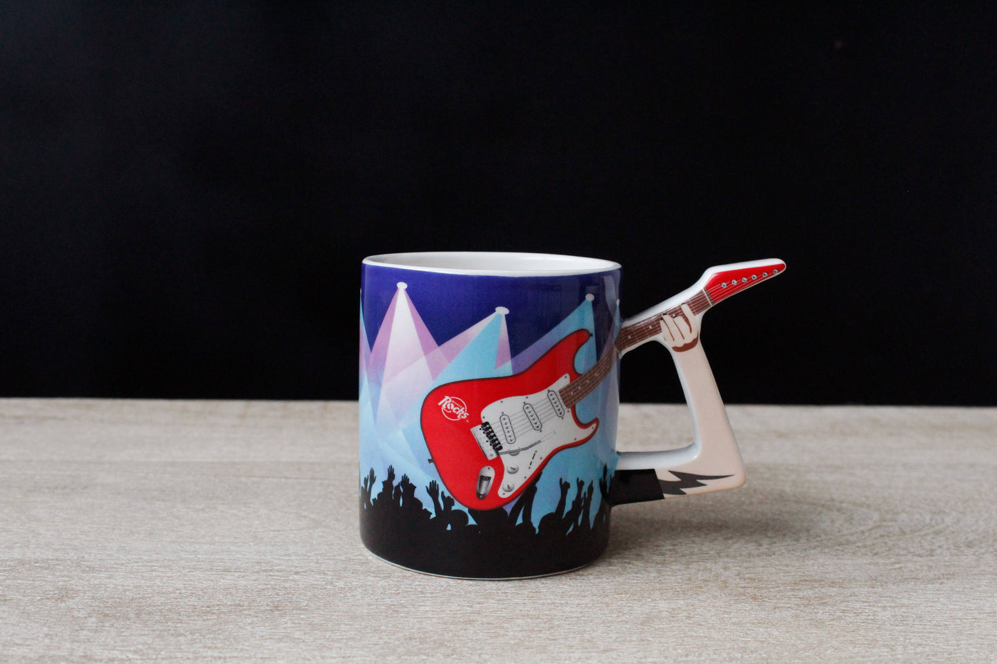 Mug Rock avec guitare électrique