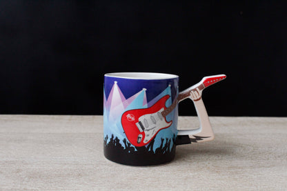 Mug Rock avec guitare électrique