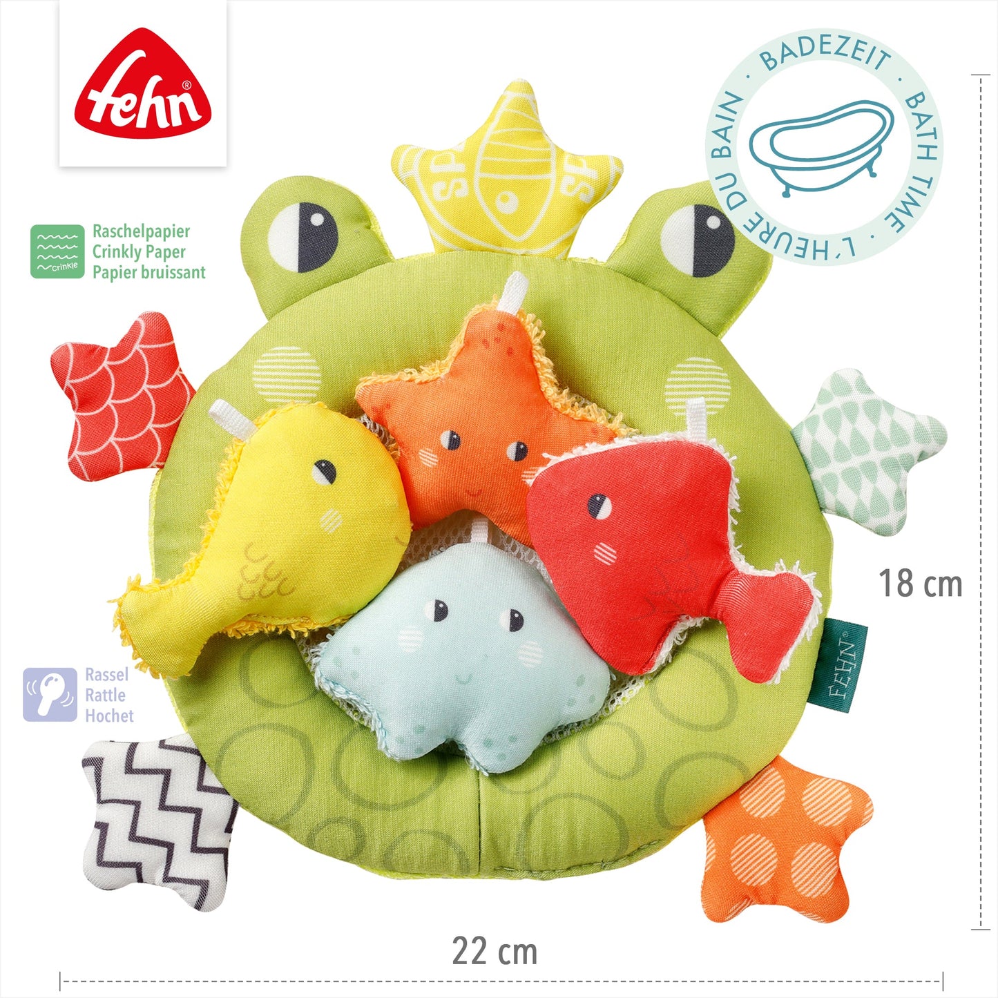 Badekescher Frosch