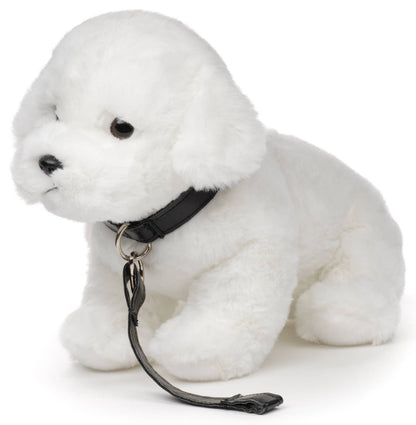 Maltese Dog Plush Toy (with leash)