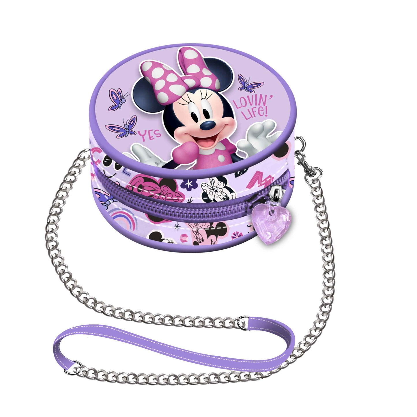 Sac à Chaîne Rond Disney Minnie Mouse « Butterflies-Mini »