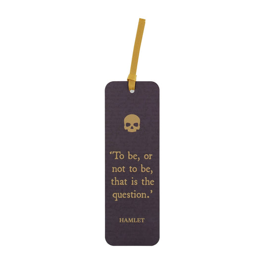 Marcador de livro em papel - Shakespeare (Hamlet)