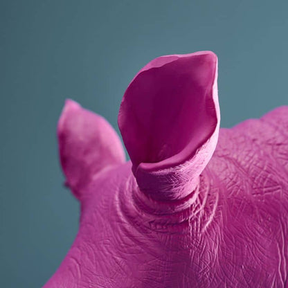 Sujetalibros Rinoceronte S/2, Magenta, 39,5 x 14,2 x 20,5 cm