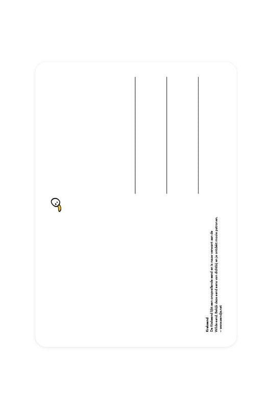 Postal con Pato Crujiente