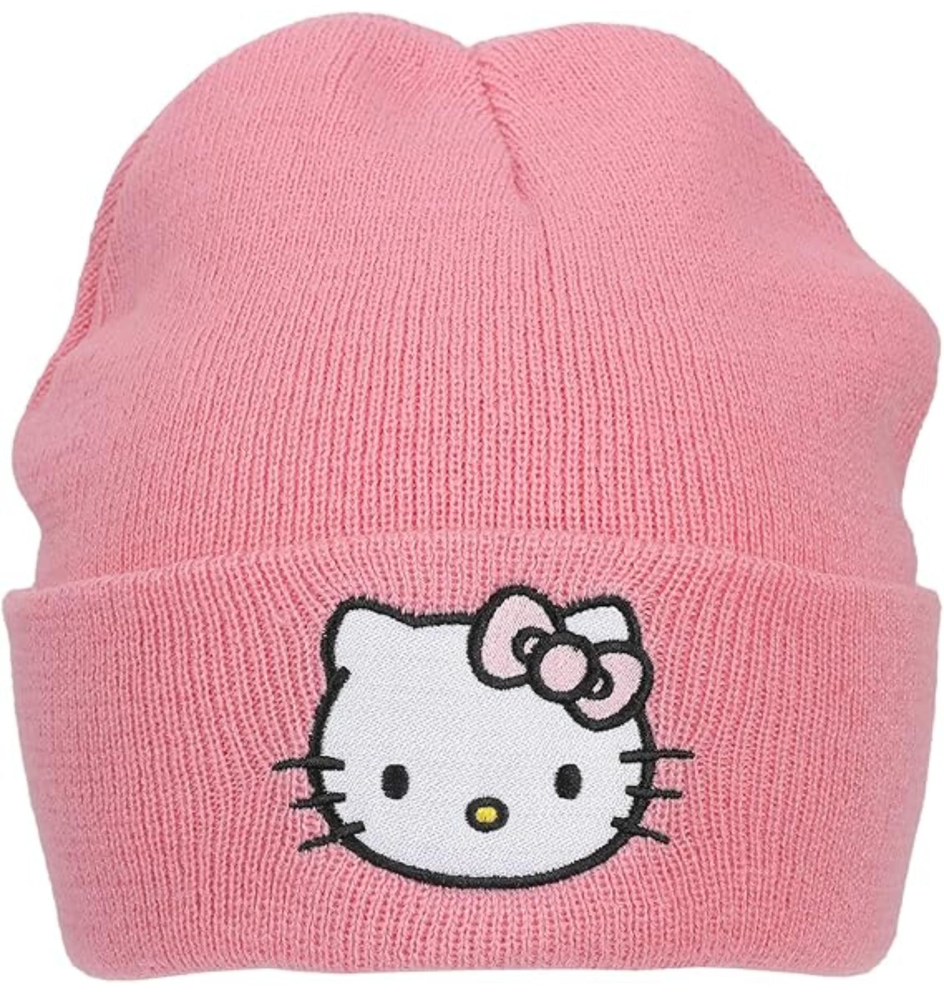 Bonnet rose Hello Kitty avec logo