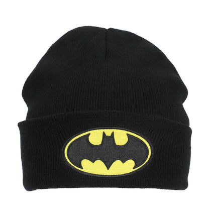 Bonnet noir Batman avec logo