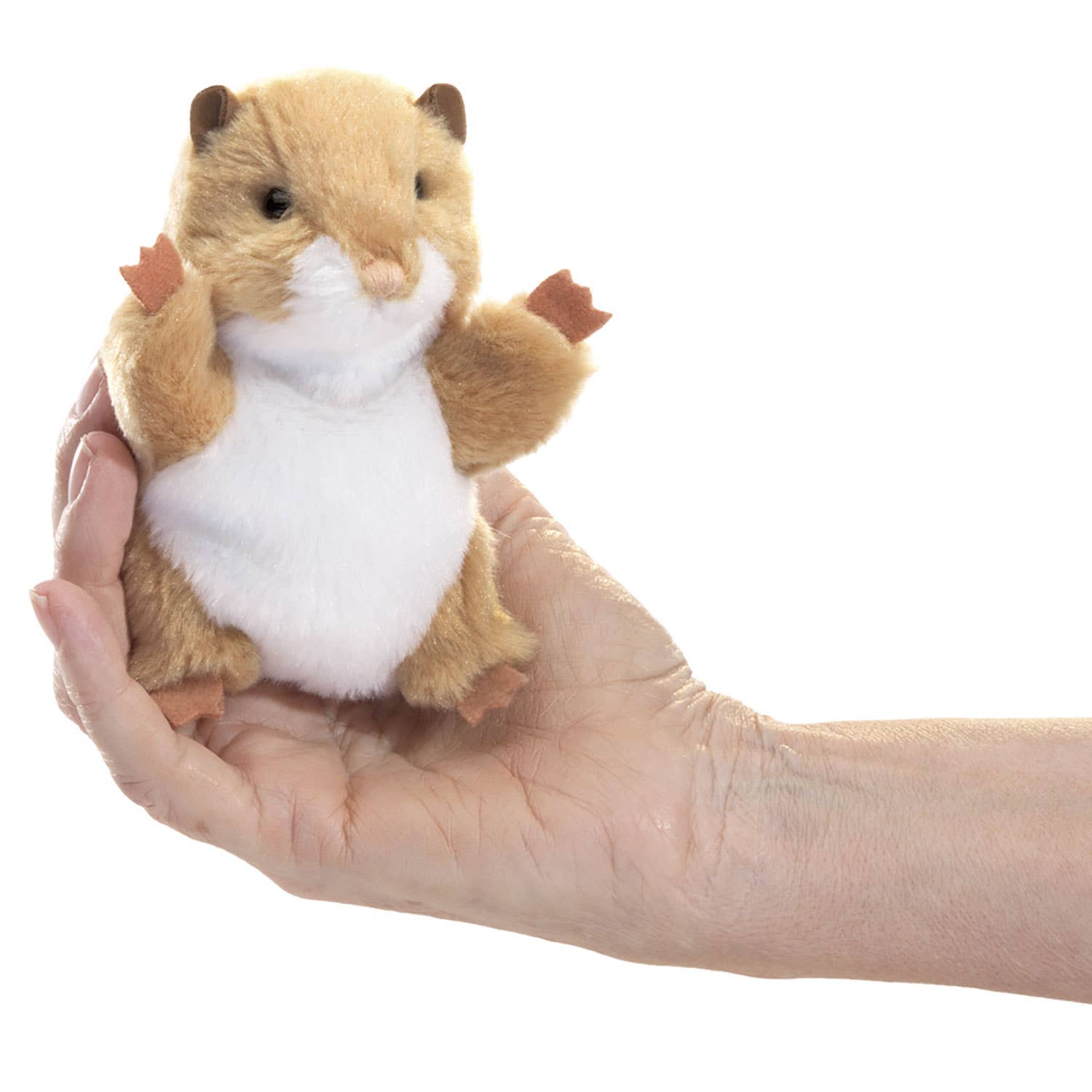Marionnette à main Mini-hamster 8000 Folkmanis réaliste