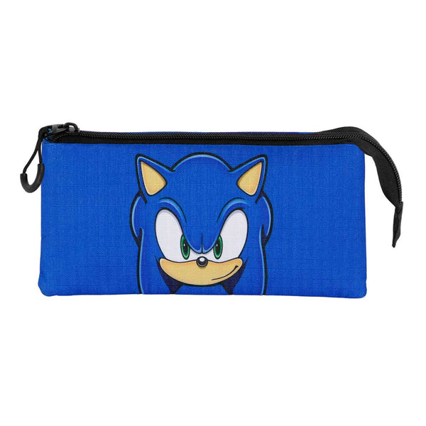 Trousse Triple Sonic the Hedgehog « SEGA Sight » – Bleu