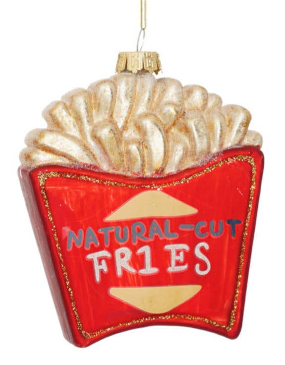 Decoración de patatas fritas colgantes