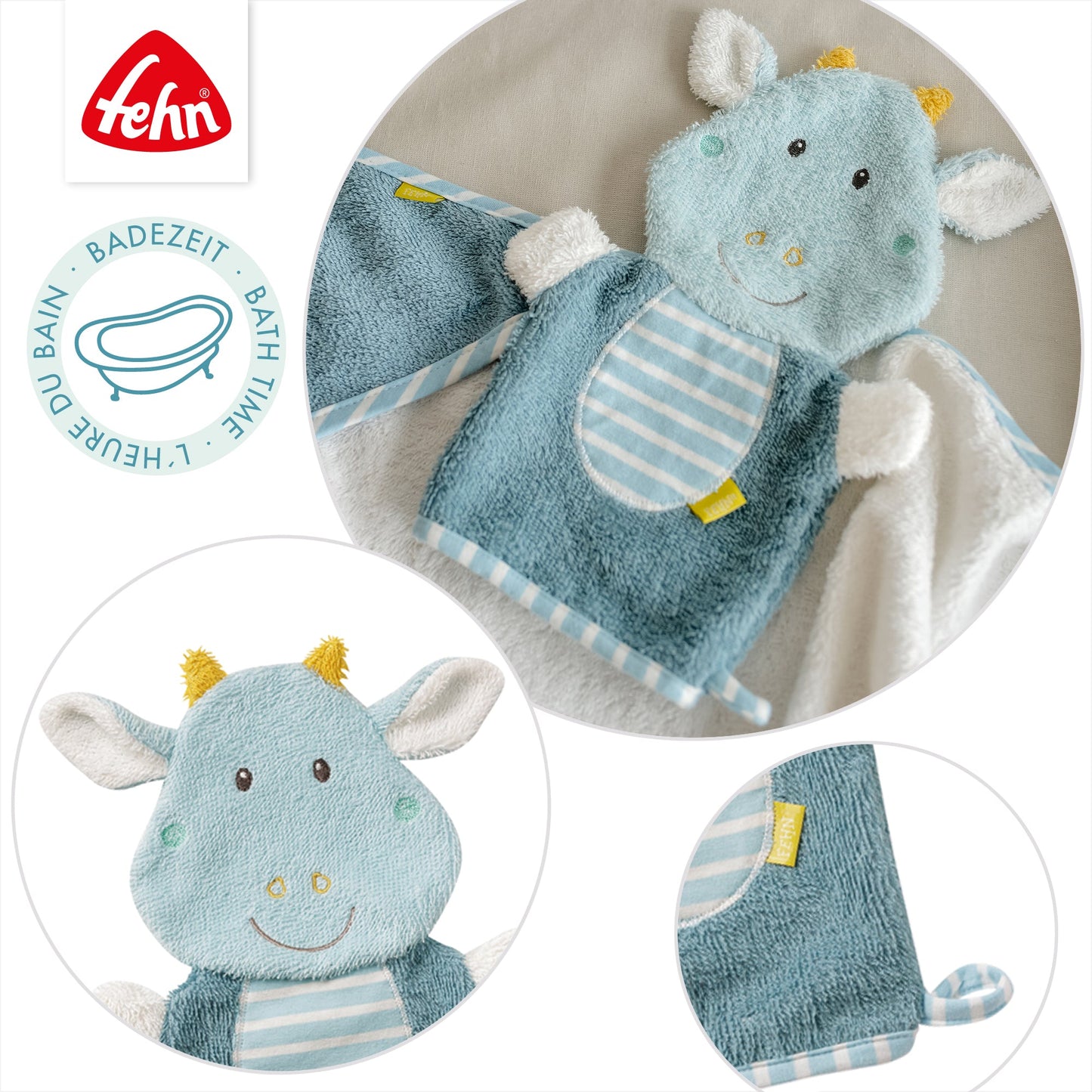 Waschhandschuh Drache