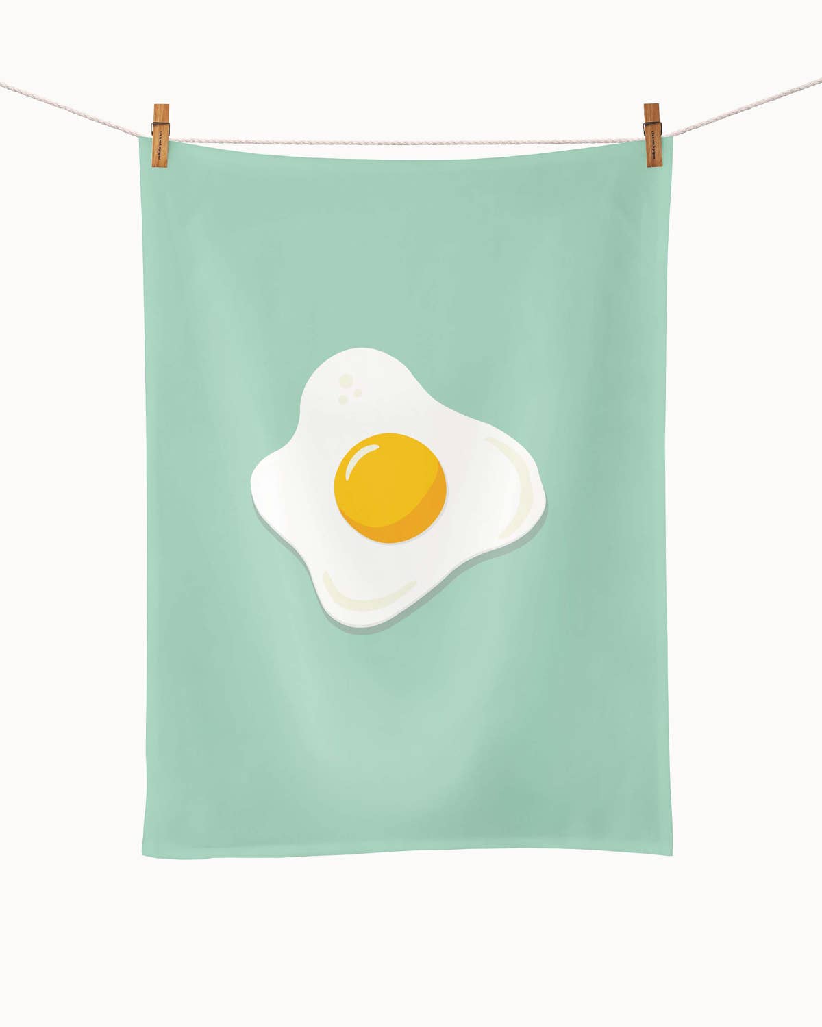 Torchon de cuisine biologique - Petit-déjeuner du dimanche