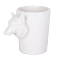Taza con cabeza de lobo