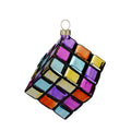 Ornement de Noël Rubik's Cube en verre – 9 cm