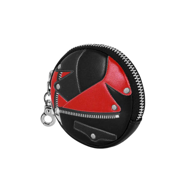 Porte-Monnaie Cookie DC Comics Harley Quinn « Jacket » – Noir