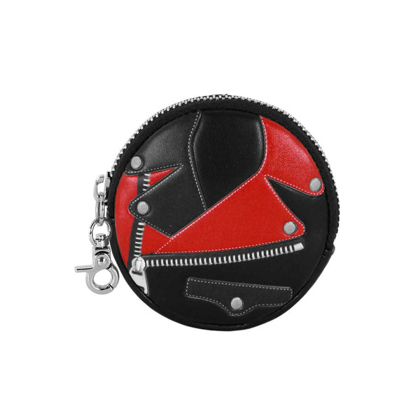 Porte-Monnaie Cookie DC Comics Harley Quinn « Jacket » – Noir