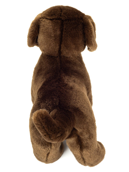 Peluche de labrador marrón de pie