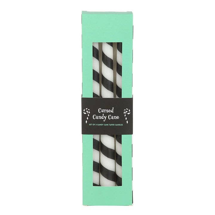 Bougies Creepmas à Rayures Noires