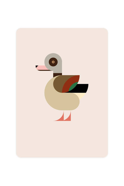 Postal con ganso del Nilo