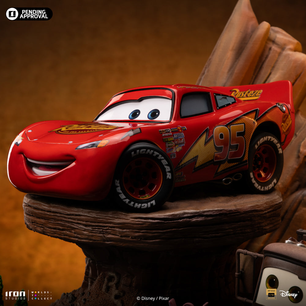 Lightning McQueen & Tow Mater Statue - Cars - Deluxe Art Scale 1/10 - Disney Classics