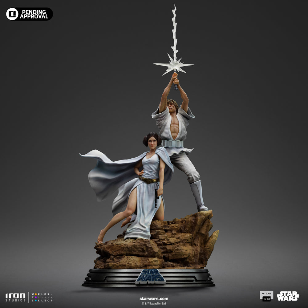Statue Luke and Leia - Star Wars - Art Scale 1/10