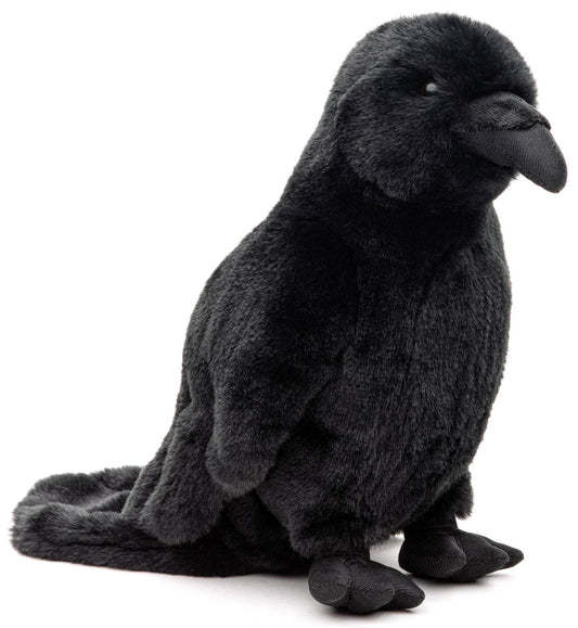 Corbeau noir - Avec voix chantante - 23 cm (hauteur) Uni Toys