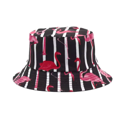 Bob rayé Flamants Roses