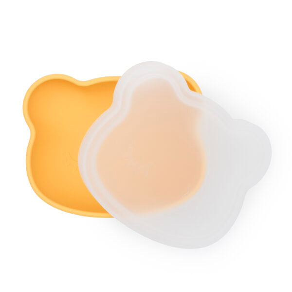 Ciotola in silicone a forma di orso giallo