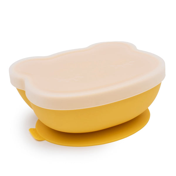 Ciotola in silicone a forma di orso giallo