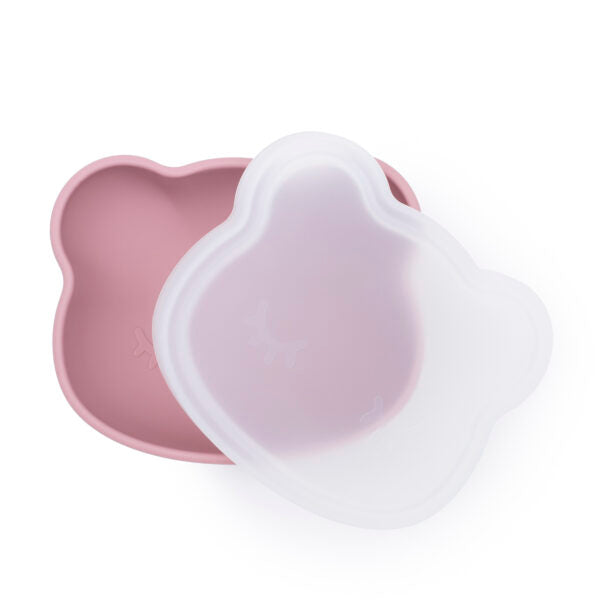 Ciotola in silicone Dusty Rose Bear