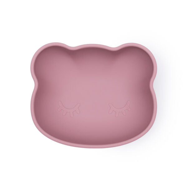 Dusty Rose Bear siliconen kom