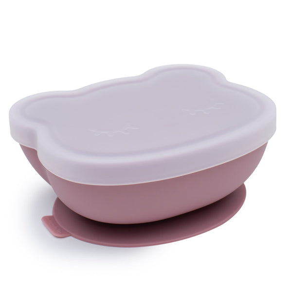 Ciotola in silicone Dusty Rose Bear