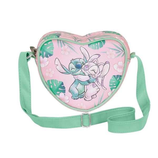 Sac à Bandoulière Coeur Casual Disney Lilo & Stitch « Hug »
