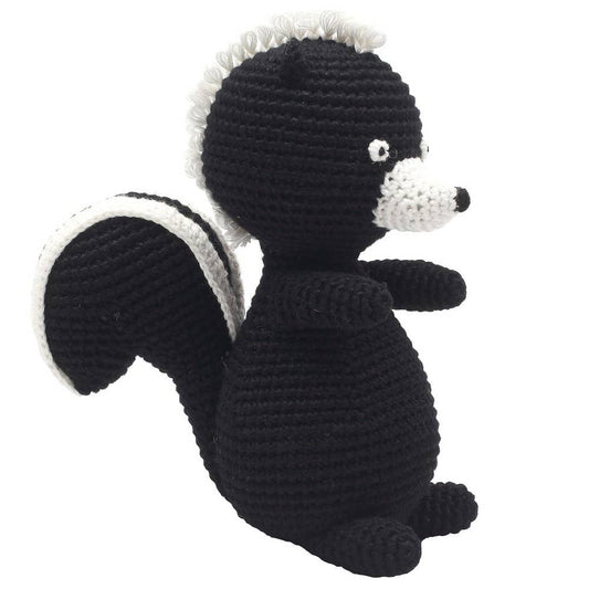 Peluche de ganchillo - Zorrillo negro