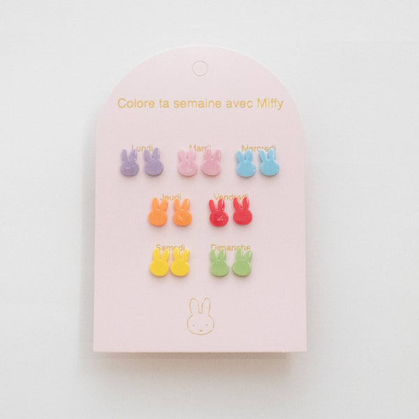 Orecchini Miffy - 7 paia