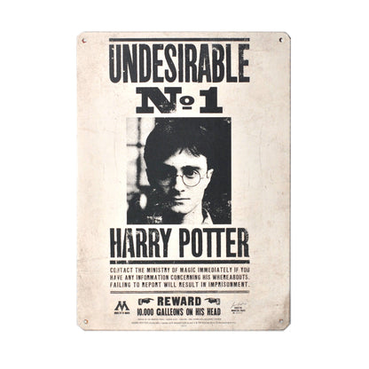 A5 metalen bord - Harry Potter (Ongewenst nr. 1)