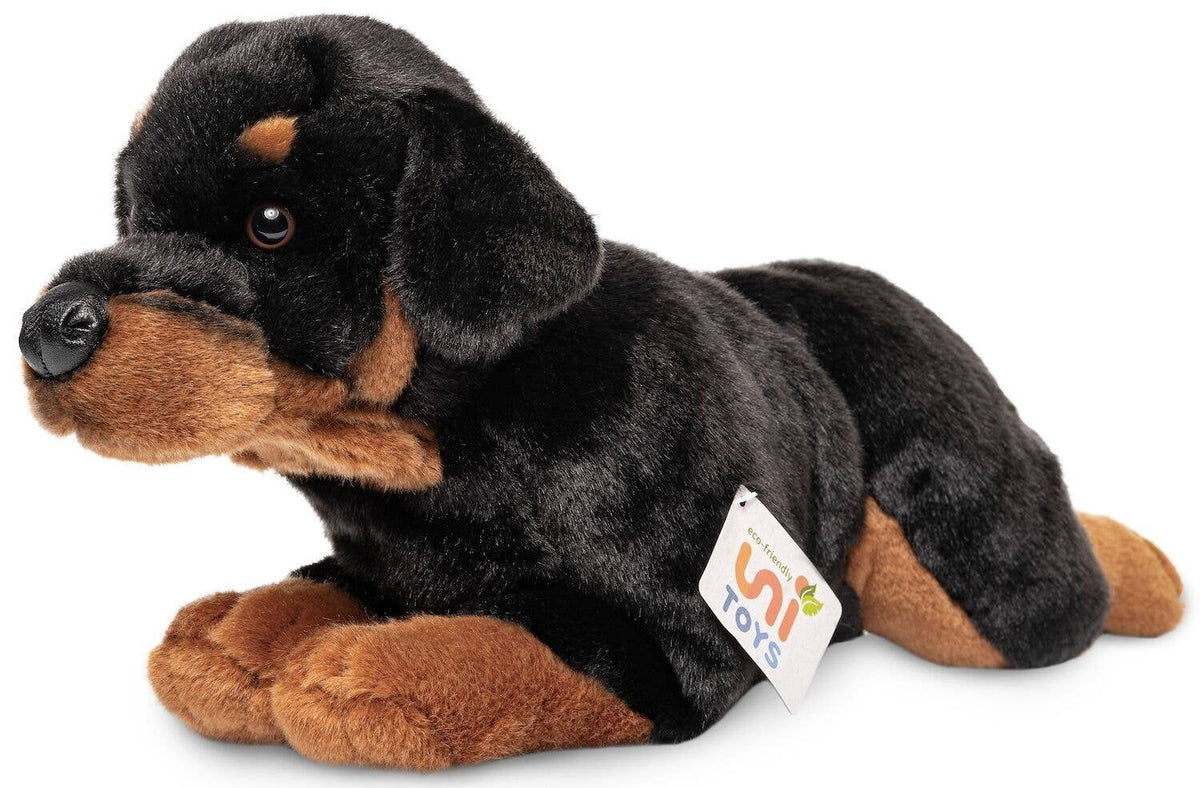 Peluche Rottweiler Couché Doudin