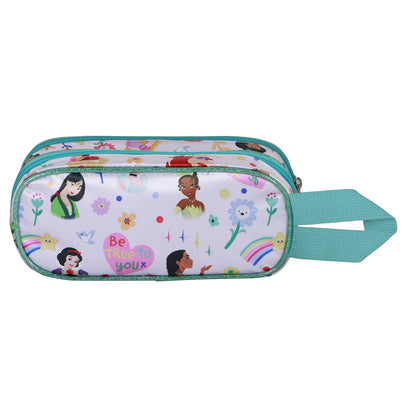 Trousse 3D Double Disney Princesses « Rainbows »