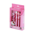 Mixset 3 Eeuwige Potloden + 3 Gummen + Puntenslijper Hello Kitty