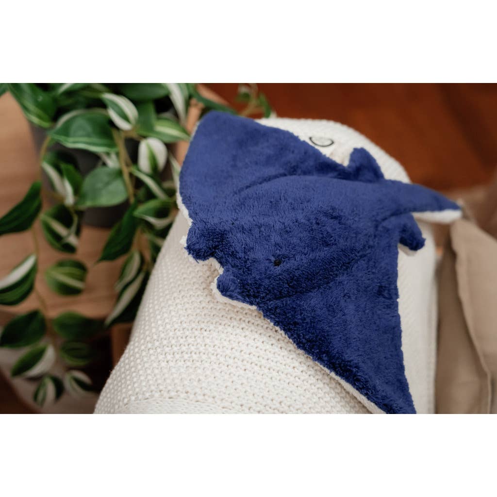 Small Manta Plush Toy | Blue