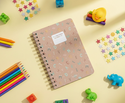 Cahier Scolaire Lettres de l'Alphabet Rigolotes