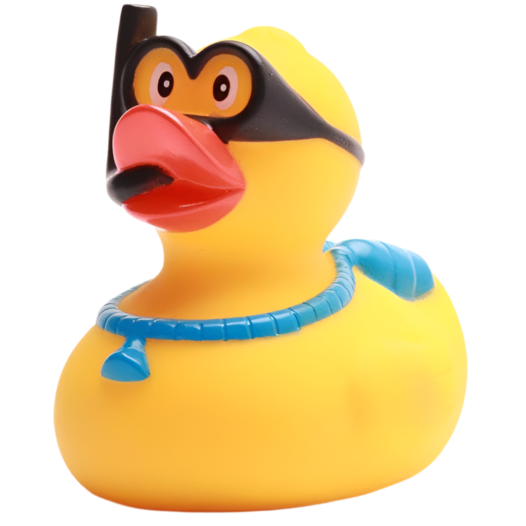 Diving Duck with Oxygen Cylinder