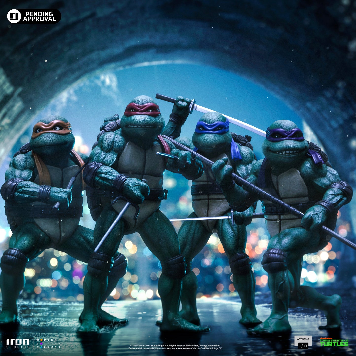 Statue Michelangelo - TMNT Movie - Art Scale 1/10 - Teenage Mutant Ninja Turtles