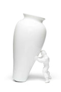 Mi jarrón blanco de superhéroe