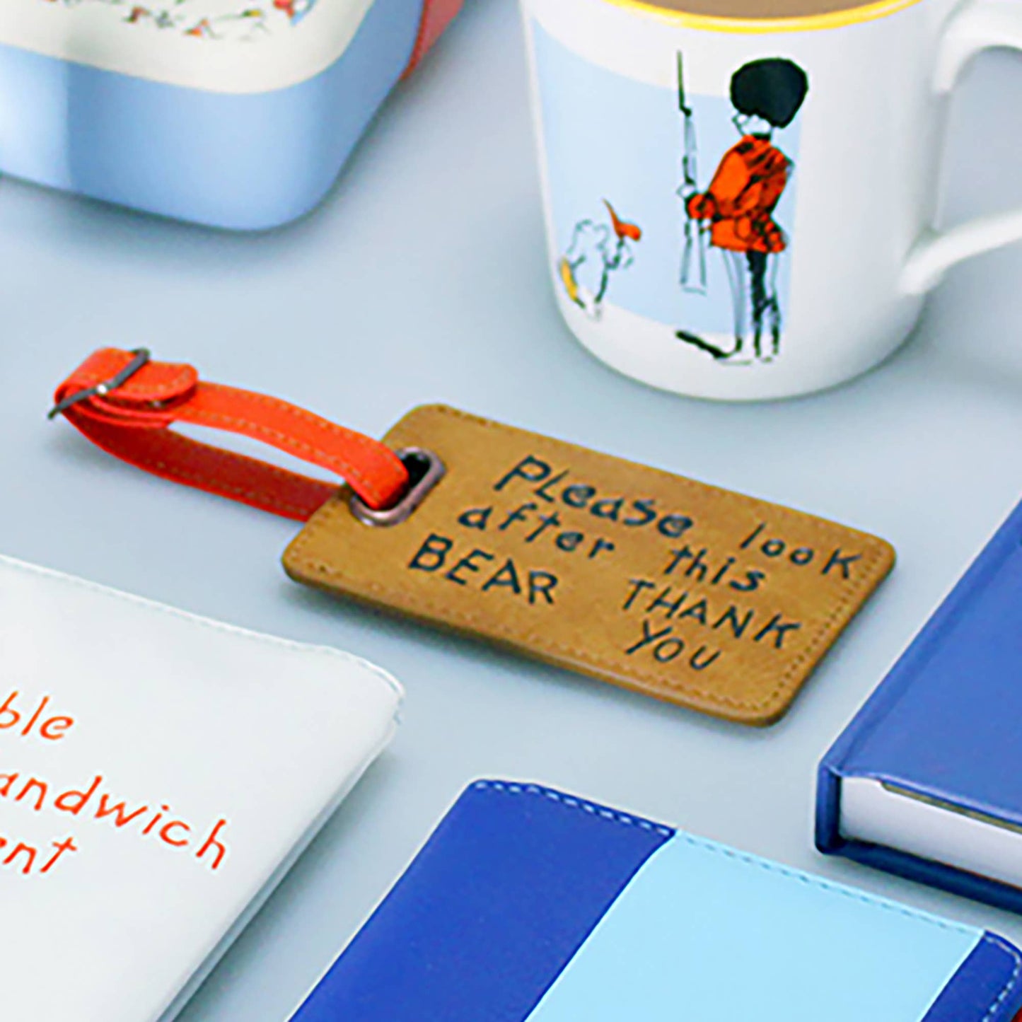 Etiqueta de bagagem — Urso Paddington (por favor, cuide bem deste urso)