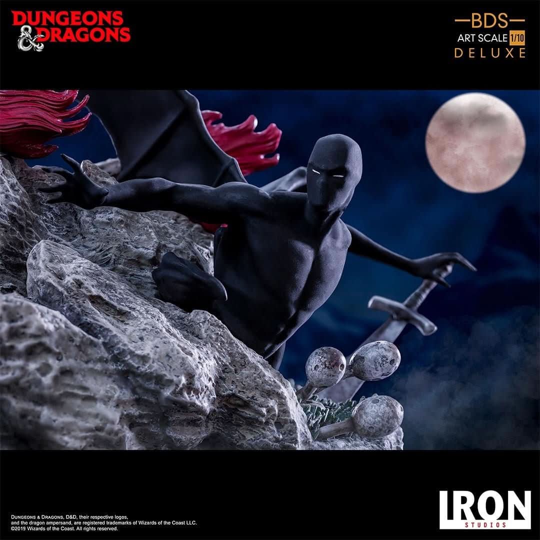 Statue Venger With NIghtmare & Shadow Demon Deluxe - Dungeons & Dragons - Art Scale 1/10