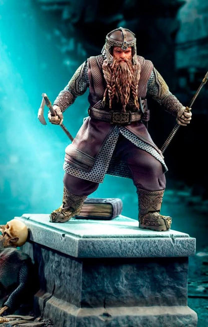 スタチュー ギムリ デラックス - ロード・オブ・ザ・リング - アートスケール 1/10 - 旅の仲間